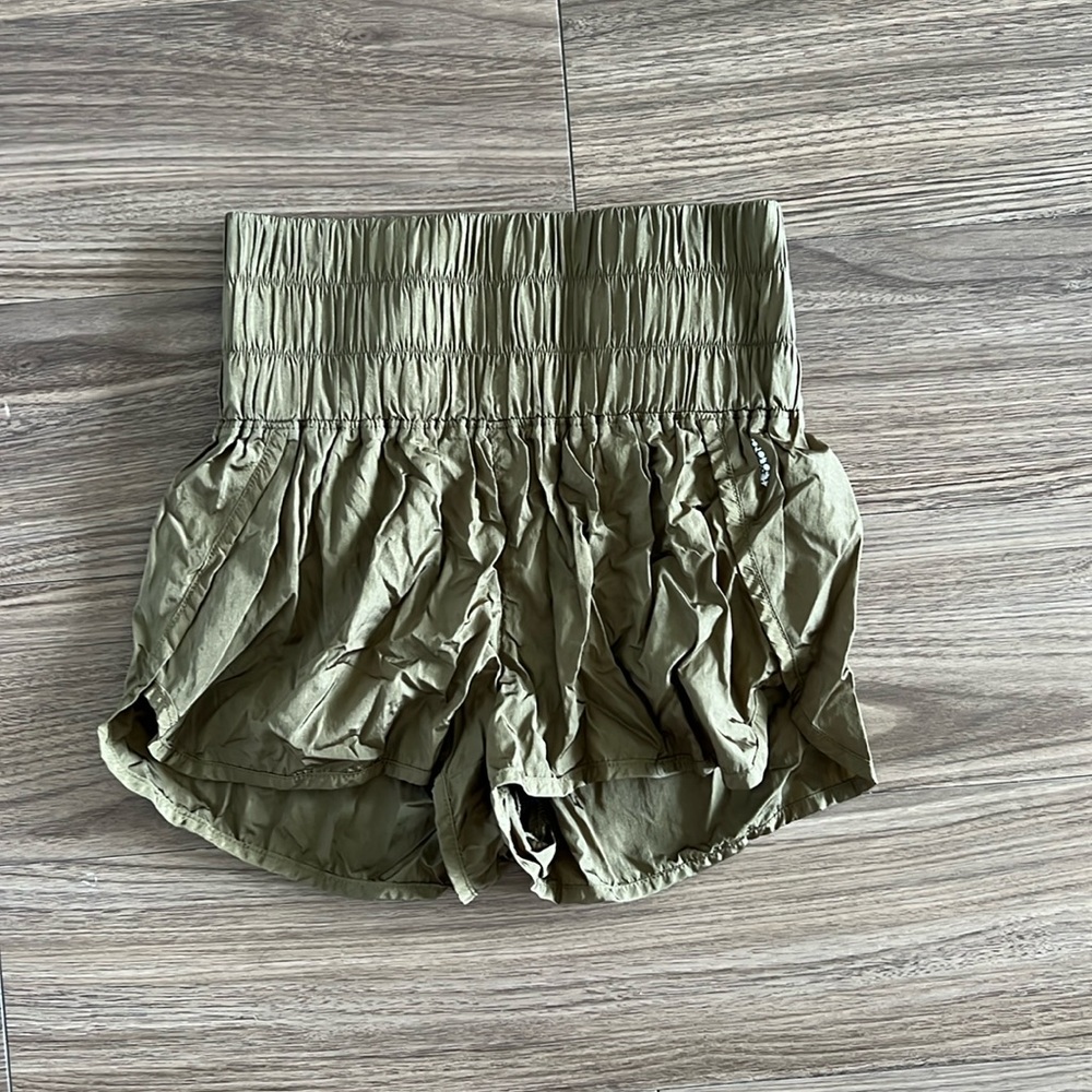 Free people high waisted athletic shorts